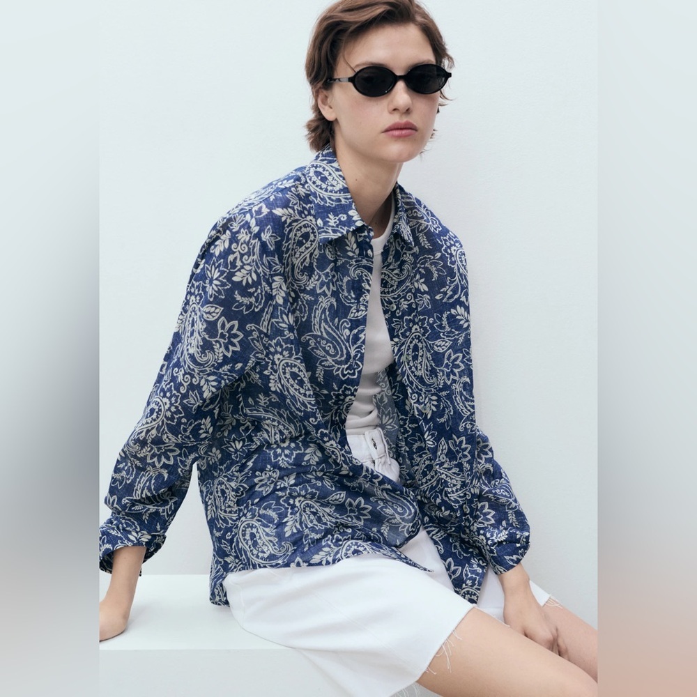 ALFRED DUNNER | Vintage Tapestry Navy Floral Jean Jacket